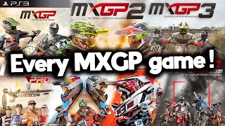 Playing every MXGP game in one video [upl. by Ingra]