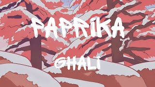 Paprika  Ghali TestoLyrics [upl. by Elleyoj]