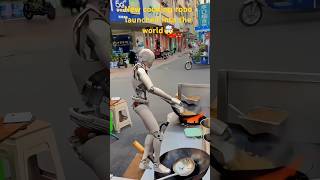 🤯🤯New cooking robot launched 🤖🤯🤯funnyai robot streetfood youtubeshortscooking cookingchannel [upl. by Nwahsud234]