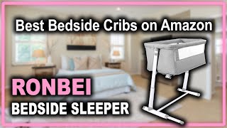 RONBEI Adjustable Bassinet amp Bedside Sleeper  Best Bassinet Bedside Sleeper 2022 [upl. by Blane559]