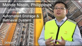 Monde Nissin Automated Storage and Retrieval System ASRS from Dematic [upl. by Hanna]