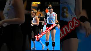 Zehra Gunes Best Volleyball player🔥🔥shorts trending youtubeshorts cute [upl. by Ahsennod]