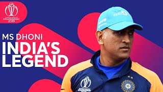 The incredible MS Dhoni  Player Feature  ICC Cricket World Cup [upl. by Glorianna]