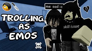 TROLLING AS EMOS IN MURDER MYSTERY 2 VOICE CHAT [upl. by Eriha]