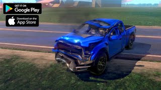 MEGA UPDATE WDAMAGE CAR CRASH FOR ANDROID GAMEPLAY 2023 OPEN WORLD CAR CRASHING GAME [upl. by Fisken]