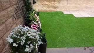 Artificial Grass Installation With Indian Sandstone [upl. by Aseek626]