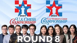 2024 US Chess Championships Round 8 [upl. by Claude878]