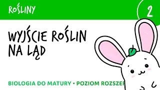 Rośliny 2  Wyjście roślin na ląd  wstęp do roślin lądowych  biologia do matury liceum rozszerzona [upl. by Kazim181]