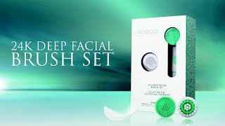 Introducing the OROGOLD 24K Deep Facial Brush Set [upl. by Beisel]