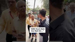 VIRAL Senior Citizen COMPLAINS To Akshay Kumar At Polling Booth  shorts election trending [upl. by Atthia]