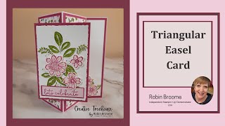 Triangular Easel Card [upl. by Aitnis]