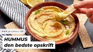 Hummus – Tricks til den bedste opskrift på blød og cremet hummus [upl. by Emeline]