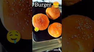 Making McDonalds like burger 🍔 shorts snack [upl. by Grannie]