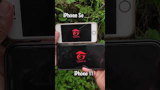 Iphone SE VS Iphone 11 Free Fire [upl. by Tracee]