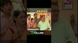 Tarak Mehta ka ooltah chashmah jethalal reaction scene [upl. by Lesly]