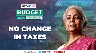 Income Tax Slab Announcements In Budget 2024 No Change In Direct amp Indirect Taxes  Budget 2024 [upl. by Enitsuj50]