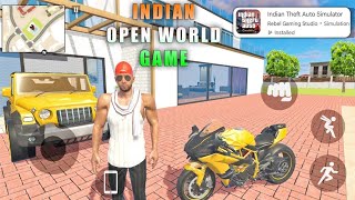 INDIAN OPEN WORLD GAME INDIAN THEF AUTO SIMULATOR 1 [upl. by Durward]