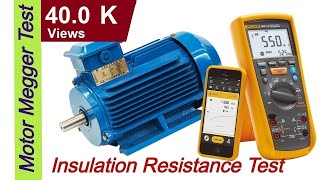 How to test 3phase motor using MEGGER meter  Winding resistance and insulation test [upl. by Barkley]