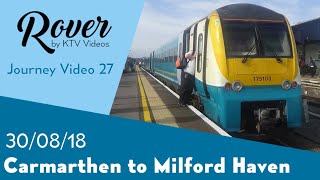 Carmarthen to Milford Haven Journey Video [upl. by Ysdnil139]