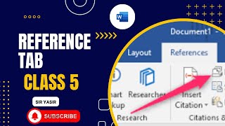 ms word references tab in Pashto  ms word reference tab  reference tab all options use in ms word [upl. by Aldus]