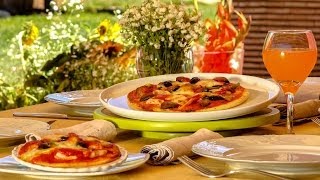 Choumicha  Pizza au poulet champignons et poivrons  شميشة  بيتزا بالفطر الأبيض والدجاج [upl. by Edmund]