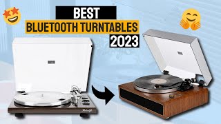 Best Bluetooth Turntables In 2023  Top 5 RetroLife Record Players Review [upl. by Hpesoj]