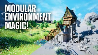 The 3D Artists Guide to Modular Environments  Unreal Engine Environment Breakdown [upl. by Anastassia]