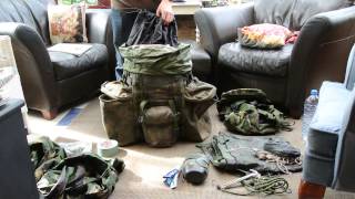 British army bergan kit ideal for cadets [upl. by Esinert]