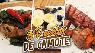 3 Recetas de Camote [upl. by Einahc]