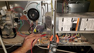 Furnace Troubleshooting Step by Step with Multi Meter [upl. by Meehaf967]