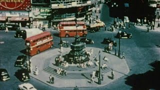 Central London Traffic 1956  Britain on Film [upl. by Bourque855]