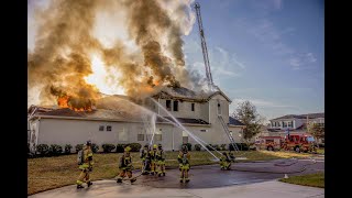 JFRD responds to a house fire with hidden fire [upl. by Anikram875]