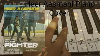 Heer Aasmani  Fighter  Arjun Piano 17  Piano Cover heeraasmani hrithikroshan fighter bpraak [upl. by Aicener]