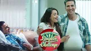 Akshay Kumar PREGNANT In The Great Indian Laughter Challenge Promo [upl. by Asiled]