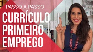 🏅Como fazer um CURRÍCULO para PRIMEIRO EMPREGO  PASSO A PASSO [upl. by Yelyk]