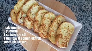 O BİR KLASİK YUMURTALI EKMEK [upl. by Aivek]