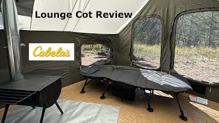 Cabelas Lounge Cot Review [upl. by Eberta]