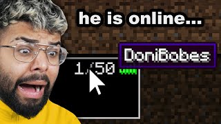 I Found Doni Bobes Secret Minecraft World [upl. by Laehcar396]