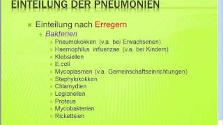 Gratis Seminar Pneumonien Teil I [upl. by Ciapas]