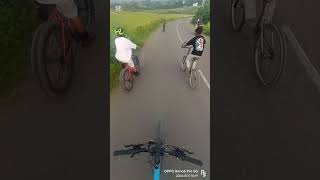 Down hill no handle barsfirefox stunt trending fatbike [upl. by Aliet]