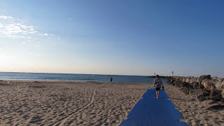 Urlaub in Frankreich  Marseillan Plage  Strand Ansicht 2015 [upl. by Haywood246]