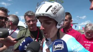 Romain Bardet  Interview darrivée  4e étape  Critérium du Dauphiné 2017 [upl. by Ervine]