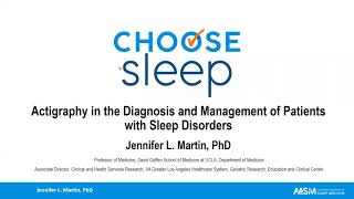 Actigraphy in the Diagnosis and Management of Patients with Sleep Disorders [upl. by Peery16]