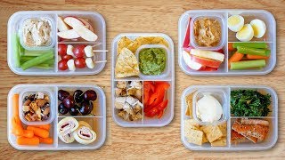 5 Easy amp Healthy NoCook Bento Boxes [upl. by Notla]