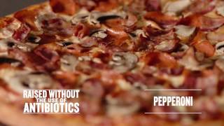 Pizza Nova  Pepperoni From Beef amp Pork Raised Without Antibiotics [upl. by Elakram896]