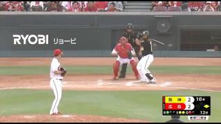 ロサリオのホームラン動画 【広島 vs 阪神】４月30日 [upl. by Namyac]