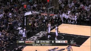 LeBron chasedown Patty Mills [upl. by Terrag980]