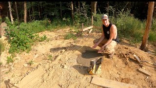 DIY small concrete pad for a post [upl. by Delmar149]