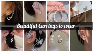 100 Beautiful Earrings Designs for girls  Daily Use Earrings Party wear Earrings Trending Earring [upl. by Sivaj]