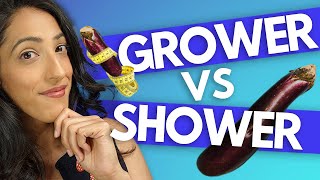 A urologist explains the difference between SHOWERS vs GROWERS [upl. by Ellened]